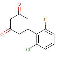 175136-88-6 5-(2-CHLORO-6-FLUOROPHENYL)CYCLOHEXANE-1,3-DIONE chemical structure