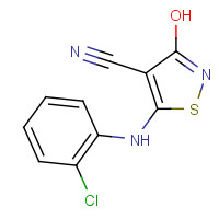 287196-71-8 5-(2-CHLOROANILINO)-3-HYDROXYISOTHIAZOLE-4-CARBONITRILE chemical structure