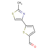 499770-66-0 5-(2-METHYL-1,3-THIAZOL-4-YL)-2-THIOPHENECARBALDEHYDE chemical structure