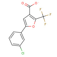242812-02-8 5-(3-CHLOROPHENYL)-2-(TRIFLUOROMETHYL)-3-FUROIC ACID,97 chemical structure