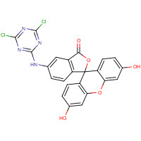 51306-35-5 5-(4,6-DICHLORO-S-TRIAZIN-2-YLAMINO)FLUORESCEIN-HYDROCHLORIDE chemical structure