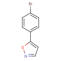 7064-31-5 5-(4-BROMOPHENYL)ISOXAZOLE chemical structure