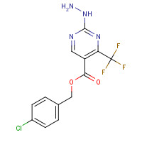 175137-33-4 5-(4-CHLOROBENZYLOXYCARBONYL)-4-(TRIFLUOROMETHYL)PYRIMIDIN-2-YL HYDRAZINE chemical structure