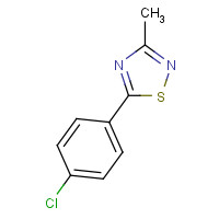 74466-94-7 5-(4-CHLOROPHENYL)-3-METHYL-1,2,4-THIADIAZOLE chemical structure