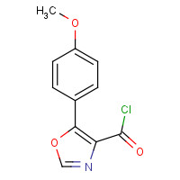 465514-15-2 5-(4-METHOXYPHENYL)-1,3-OXAZOLE-4-CARBONYL CHLORIDE chemical structure
