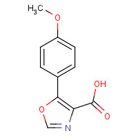 89205-07-2 5-(4-METHOXYPHENYL)-1,3-OXAZOLE-4-CARBOXYLIC ACID chemical structure