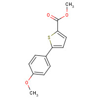 69202-21-7 5-(4-METHOXYPHENYL)THIOPHENE-2-CARBOXYLICACIDMETHYLESTER chemical structure