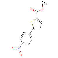 61100-12-7 5-(4-NITROPHENYL)THIOPHENE-2-CARBOXYLICACIDMETHYLESTER chemical structure