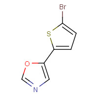 321309-25-5 5-(5-BROMO-2-THIENYL)-1,3-OXAZOLE chemical structure