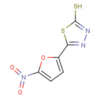 16865-27-3 5-(5-NITRO-2-FURYL)-1,3,4-THIADIAZOLE-2-THIOL chemical structure