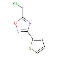 63417-81-2 5-(CHLOROMETHYL)-3-(2-THIENYL)-1,2,4-OXADIAZOLE chemical structure