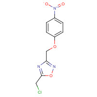 306936-72-1 5-(CHLOROMETHYL)-3-[(4-NITROPHENOXY)METHYL]-1,2,4-OXADIAZOLE chemical structure