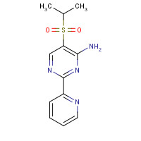 175202-02-5 5-(ISOPROPYLSULFONYL)-2-(2-PYRIDYL)PYRIMIDIN-4-AMINE chemical structure