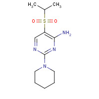 175202-15-0 5-(ISOPROPYLSULFONYL)-2-PIPERIDINOPYRIMIDIN-4-AMINE chemical structure
