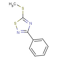 32991-58-5 5-(METHYLTHIO)-3-PHENYL-1,2,4-THIADIAZOLE chemical structure