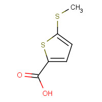 20873-58-9 5-(METHYLTHIO)THIOPHENE-2-CARBOXYLIC ACID chemical structure