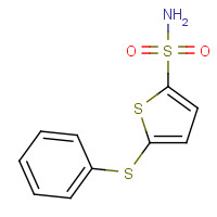 63031-79-8 5-(PHENYLTHIO)THIOPHENE-2-SULFONAMIDE chemical structure