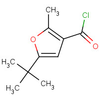 96543-75-8 5-(TERT-BUTYL)-2-METHYLFURAN-3-CARBONYL CHLORIDE chemical structure