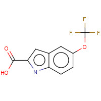 175203-84-6 5-(TRIFLUOROMETHOXY)INDOLE-2-CARBOXYLIC ACID chemical structure