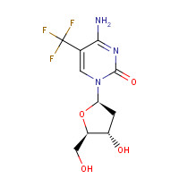 66384-66-5 5-(TRIFLUOROMETHYL)-2'-DEOXYCYTIDINE chemical structure