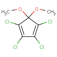 2207-27-4 1,2,3,4-Tetrachloro-5,5-dimethoxycyclopentadiene chemical structure