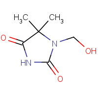 116-25-6 1-Hydroxymethyl-5,5-dimethylhydantoin chemical structure