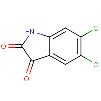 1677-48-1 5,6-dichloro-1H-indole-2,3-dione chemical structure