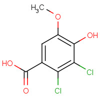 108544-97-4 5,6-DICHLORO-4-HYDROXY-3-METHOXYBENZOIC ACID chemical structure