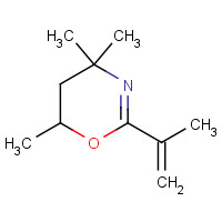 39575-65-0 5,6-DIHYDRO-2-ISOPROPENYL-4,4,6-TRIMETHYL-1,3(4H)-OXAZINE chemical structure