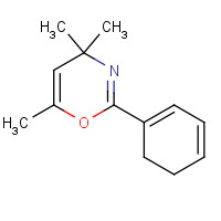 26939-21-9 5,6-DIHYDRO-2-PHENYL-4,4,6-TRIMETHYL-1,3(4H)-OXAZINE chemical structure