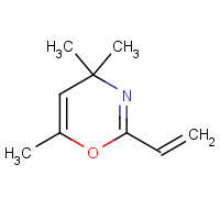 23878-88-8 5,6-DIHYDRO-4,4,6-TRIMETHYL-2-VINYL-1,3(4H)-OXAZINE chemical structure
