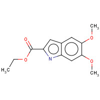 16382-18-6 ETHYL 5,6-DIMETHOXYINDOLE-2-CARBOXYLATE chemical structure