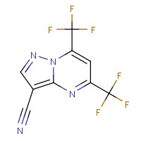 175276-40-1 5,7-BIS(TRIFLUOROMETHYL)-3-CYANOPYRAZOLO[1,5-A]PYRIMIDINE chemical structure
