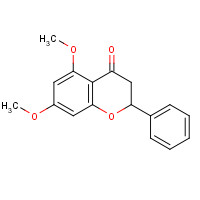 1036-72-2 5,7-DIMETHOXYFLAVANONE chemical structure