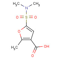 306936-39-0 5-[(DIMETHYLAMINO)SULFONYL]-2-METHYL-3-FUROIC ACID chemical structure