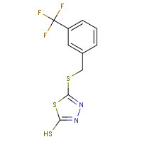 175277-94-8 5-[3-(TRIFLUOROMETHYL)BENZYLTHIO]-1,3,4-THIADIAZOLE-2-THIOL chemical structure