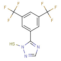175276-77-4 5-[3,5-BIS(TRIFLUOROMETHYL)PHENYL]-1,2,4-TRIAZOLE-3-(2H)-THIONE chemical structure