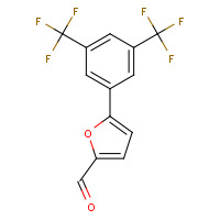 256658-04-5 5-[3,5-BIS(TRIFLUOROMETHYL)PHENYL]-2-FURALDEHYDE chemical structure