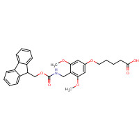 115109-65-4 5-[3,5-DIMETHOXY-4-(FMOC-AMINOMETHYL)PHENOXY]PENTANOIC ACID chemical structure