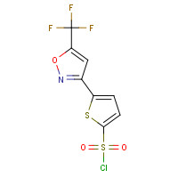 229956-98-3 5-[5-(TRIFLUOROMETHYL)ISOXAZOL-3-YL]THIOPHENE-2-SULFONYL CHLORIDE chemical structure