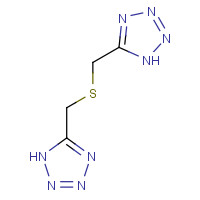 4900-33-8 5-[[(1H-1,2,3,4-TETRAAZOL-5-YLMETHYL)THIO]METHYL]-1H-1,2,3,4-TETRAAZOLE chemical structure