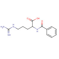 6453-58-3 5-[[AMINO(IMINO)METHYL]AMINO]-2-(BENZOYLAMINO)PENTANOIC ACID chemical structure