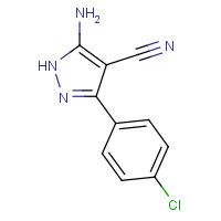 42754-62-1 5-AMINO-3-(4-CHLOROPHENYL)-1H-PYRAZOLE-4-CARBONITRILE chemical structure