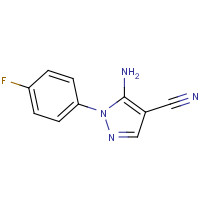 51516-70-2 5-AMINO-4-CYANO-1-(4-FLUOROPHENYL)PYRAZOLE chemical structure