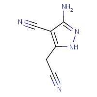 54711-21-6 5-AMINO-4-CYANO-3-CYANOMETHYLPYRAZOLE chemical structure