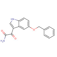 22424-62-0 5-BENZYLOXYINDOLE-3-GLYOXYLAMIDE chemical structure