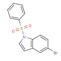 118757-11-2 5-BROMO-1-(PHENYLSULFONYL)-1H-INDOLE chemical structure