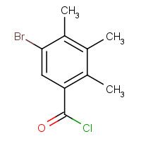 342405-32-7 5-BROMO-2,3,4-TRIMETHYLBENZOYL CHLORIDE chemical structure