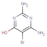 6312-72-7 5-BROMO-2,4-DIAMINO-6-HYDROXYPYRIMIDINE chemical structure