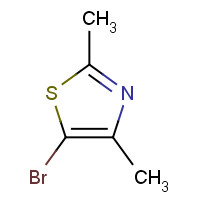 28599-52-2 5-BROMO-2,4-DIMETHYL-1,3-THIAZOLE chemical structure